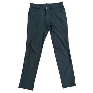 Lululemon ABC Pant Classic Fit Warpstreme Size 31 Obsidian Dark Grey